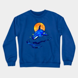 Whale Moon Crewneck Sweatshirt